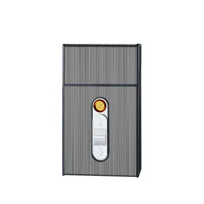 USB Charging Lighter 20 Pack Waterproof Portable Smoking Case